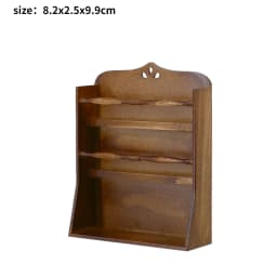 1/6 Scale Dollhouse Miniature Furniture Wooden Shelf Cabinet Sink Cabinet Operator Counter Bar Dollhouse Kitchen Accessory