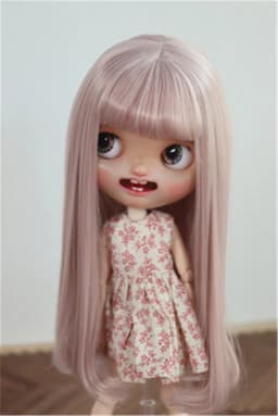 In Stock BJD Doll Wig Blythe Baby Big Head Diandian High Temperature Silk Long Pear BJD Accessories (No Dolls)