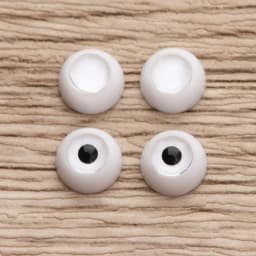 1Set 8~26mm Round Acrylic Doll Eyes Eyeball DIY Sticking Mud Clay Dolls Safety Eye Toys High Quality Toy Accessories