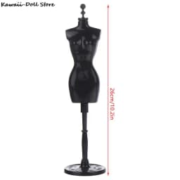 1Set 1:6 Dollhouse Miniature Mannequin Coat Hanger Skirt Support Wedding Mannequin Stand Humanoid Model Toy