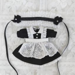 OB11 Doll Clothes Suit Cute Lace Maid Dress Apron Headband Set Blue Pink Black 1/11Bjd Dolls Princess Dresses Dolls Accessories