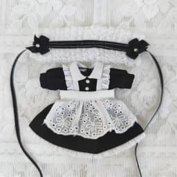 OB11 Doll Clothes Suit Cute Lace Maid Dress Apron Headband Set Blue Pink Black 1/11Bjd Dolls Princess Dresses Dolls Accessories