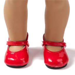 18 Inch Girls Dolls Shoes PU Leather Doll Shoes Fit 43 cm Baby Doll 7cm White Small Fresh Shoes For BJD 1/3 Girl doll