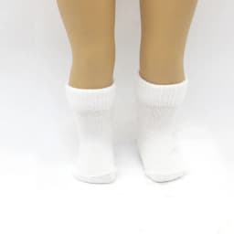 18 Inch Girls Dolls Shoes PU Leather Doll Shoes Fit 43 cm Baby Doll 7cm White Small Fresh Shoes For BJD 1/3 Girl doll