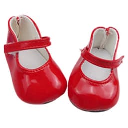 18 Inch Girls Dolls Shoes PU Leather Doll Shoes Fit 43 cm Baby Doll 7cm White Small Fresh Shoes For BJD 1/3 Girl doll
