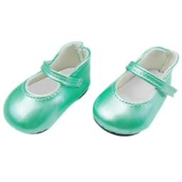 18 Inch Girls Dolls Shoes PU Leather Doll Shoes Fit 43 cm Baby Doll 7cm White Small Fresh Shoes For BJD 1/3 Girl doll