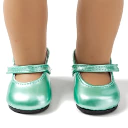18 Inch Girls Dolls Shoes PU Leather Doll Shoes Fit 43 cm Baby Doll 7cm White Small Fresh Shoes For BJD 1/3 Girl doll