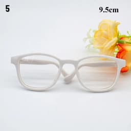 for 1/31/4 BJD Accessories For 15cm/20cm Dolls Fashion Glasses Clothes Plush Doll Eyeglasses Cute Frame Glasses