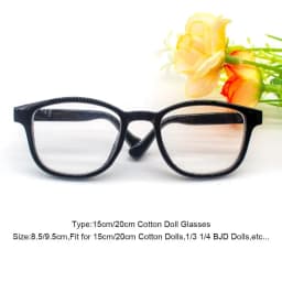 for 1/31/4 BJD Accessories For 15cm/20cm Dolls Fashion Glasses Clothes Plush Doll Eyeglasses Cute Frame Glasses