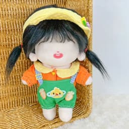 20CM Doll Clothes Suit Cute Maidservant Skirt Lace Lolita Princess Dress Casual Wears For Idol Dolls Accessories Plush Toys