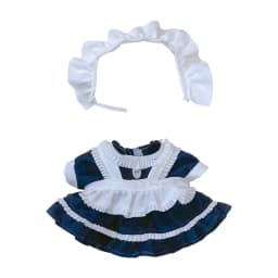 20CM Doll Clothes Suit Cute Maidservant Skirt Lace Lolita Princess Dress Casual Wears For Idol Dolls Accessories Plush Toys