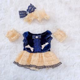 20CM Doll Clothes Suit Cute Maidservant Skirt Lace Lolita Princess Dress Casual Wears For Idol Dolls Accessories Plush Toys