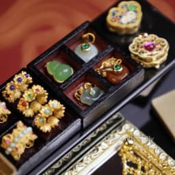 1/12 Doll Mini Jewelry Miniature Food Play Simulation Western Dowry Jewelry/Gems/Bracelets/Rings/Necklaces Doll Accessories