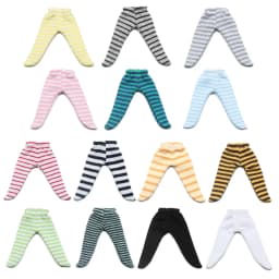 Ob11 Doll Clothes Tight Trousers Fashion Stripe Pantyhose Candy Color Leggings For For 1/12 BJD Doll Stocking Kids Toys