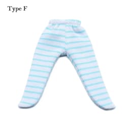 Ob11 Doll Clothes Tight Trousers Fashion Stripe Pantyhose Candy Color Leggings For For 1/12 BJD Doll Stocking Kids Toys