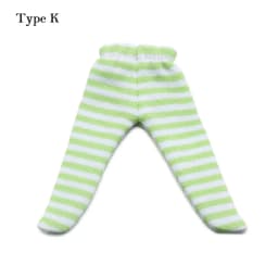 Ob11 Doll Clothes Tight Trousers Fashion Stripe Pantyhose Candy Color Leggings For For 1/12 BJD Doll Stocking Kids Toys