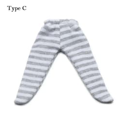 Ob11 Doll Clothes Tight Trousers Fashion Stripe Pantyhose Candy Color Leggings For For 1/12 BJD Doll Stocking Kids Toys