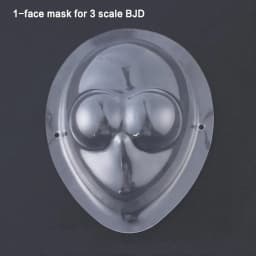 1/12 1/8 1/6 1/4 Head Clear Silicone Wig Cap Protection Cover Makeup Transparent Protection Cover for BJD Doll 2023 new