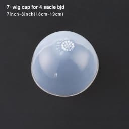 1/12 1/8 1/6 1/4 Head Clear Silicone Wig Cap Protection Cover Makeup Transparent Protection Cover for BJD Doll 2023 new