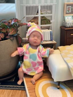 Attyi 11cm Mini Palm Whole Solid Silicone bebe reborn Doll Realistic Reborn Baby Girl Dolls bebe reborn silicona entero