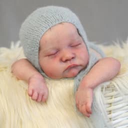 18 Inches Levi Bebe Reborn Baby Vinyl Unfinished Unassembled Doll Parts DIY Blank Doll Kit Mold