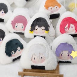 Anime BL Isagi Yoichi Nagi Seishiro Kawaii Cosplay Soft Rice Ball Cotton Doll Keychain Bag Pendant Plushie Toy Figures Fans Gift
