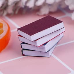 3/4pcs Mini Paper Books Boek Model Toys For Barbie Bjd Blythe Ob11 1/6 Miniature Dollhouse Furniture Decor Dolls Accessories