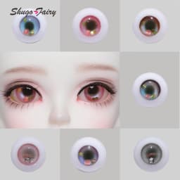 BJD Eyes Resin Eyeball ES221 ES227 8mm 12mm Handscraft Colourful Doll Accessories 1/3 1/4 1/6 for Handmade Colored Eyes
