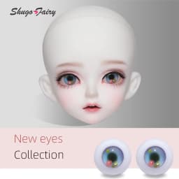 BJD Eyes Resin Eyeball ES221 ES227 8mm 12mm Handscraft Colourful Doll Accessories 1/3 1/4 1/6 for Handmade Colored Eyes