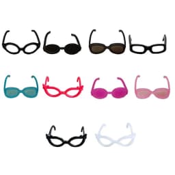 4/8/16Pcs Bento Decoration Tools Lunch Bento Box Food Glasses Headwear Buffet Sandwich Toppers Decor For Bento Decoration