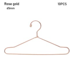 10pcs Metal Doll Dress Clothes Hangers for 1/6 Doll Clothes Mini Hangers Doll Hangers Hangers Miniature Dollhouse Furniture