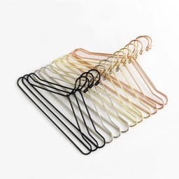 10pcs Metal Doll Dress Clothes Hangers for 1/6 Doll Clothes Mini Hangers Doll Hangers Hangers Miniature Dollhouse Furniture
