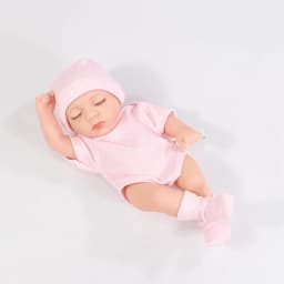 20cm Reborn Dolls Soft Full Vinyl Doll 7.87Inch Cute Mini Doll Reborn Doll Toy Waterproof Soft Vinyl Doll For Birthday Gifts