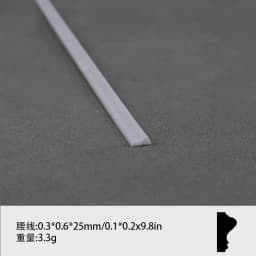 2PCS Skirting Line Mini Waistline Bathroom Living Room Decor Toy 1:12 Dollhouse Miniature