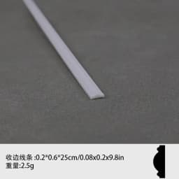 2PCS Skirting Line Mini Waistline Bathroom Living Room Decor Toy 1:12 Dollhouse Miniature