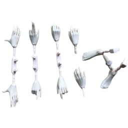 1/6 Doll Hands Feet Super White Beige Brown Doll Accessories 4 Gesture Doll Hands Decors For Female Dolls