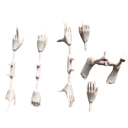 1/6 Doll Hands Feet Super White Beige Brown Doll Accessories 4 Gesture Doll Hands Decors For Female Dolls