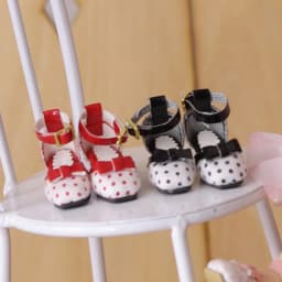 ICY DBS Blyth Doll Shoes 1/6 Heels Featured Polka Dot Shoes BJD Girls Toys