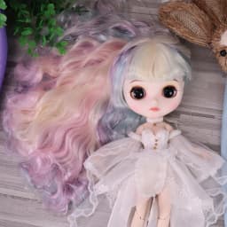 Accessories For ICY DBS Blyth Doll White Wedding Dress Marry Suit 1/6 BJD Anime Girl OB24 Pullip Licca