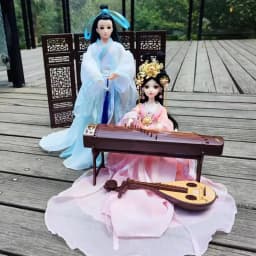 30cm Doll Full Set 1/6 Ancient Costume Clothing Bjd Doll Change Up Diy Girl Toys Dress Up Fashion Play House Birthday Gift