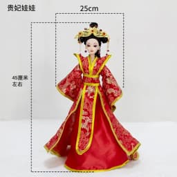 30cm Doll Full Set 1/6 Ancient Costume Clothing Bjd Doll Change Up Diy Girl Toys Dress Up Fashion Play House Birthday Gift