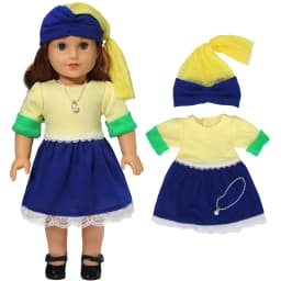 18" Girls Doll Overall Wear 43 Cm Baby Doll Clothes Rompers Children Girl Gifts
