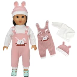 18" Girls Doll Overall Wear 43 Cm Baby Doll Clothes Rompers Children Girl Gifts