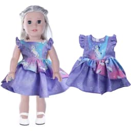 18" Girls Doll Overall Wear 43 Cm Baby Doll Clothes Rompers Children Girl Gifts