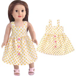 18" Girls Doll Overall Wear 43 Cm Baby Doll Clothes Rompers Children Girl Gifts
