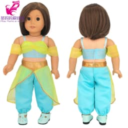 18" Girls Doll Overall Wear 43 Cm Baby Doll Clothes Rompers Children Girl Gifts