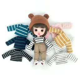 HOUZIWA OB11 Clothes 1/12 BJD Doll Accessories Doll Shirt Clothes For OB11 Doll