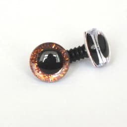 50pcs/lot New Items 16mm/20mm/25mm Trapezoid Plastic Glitter Safety Toy Eyes +white Washer For Diy Doll