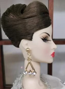 New styles Doll toy earings pretty jewelery for FR BB 1/6 dolls BBIKD24J