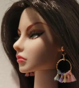 New styles Doll toy earings pretty jewelery for FR BB 1/6 dolls BBIKD24J